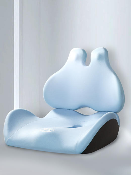 【坐垫办公室久坐护腰腰靠】慢回弹记忆棉 分体椅垫人体工学美臀坐垫  商品图7