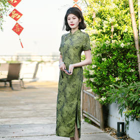 新中式国风改良旗袍2024新款改良年轻款连衣裙KK-2830