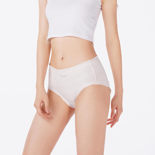 都市丽人内裤生理裤三角裤棉提花女士内裤LKT8A4 商品图2