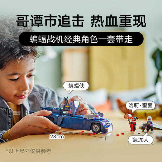 乐高积木L76274乐高超级英雄系列蝙蝠侠大战哈莉·奎茵和急冻人 商品图1