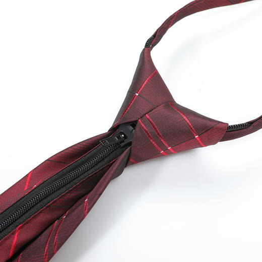 【礼盒款】罗蒙7厘米拉链领带婚礼婚庆百搭舒适时尚有型男士领带 商品图3