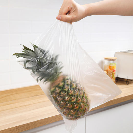 美丽雅一次性食品保鲜袋加大加厚超市蔬菜分装袋冰箱厨房家用 商品图1