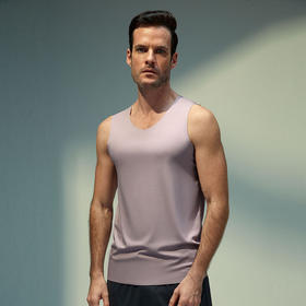 【3F】IVU抗菌无袖T恤男女可外穿家居上衣UD00092 藕色LAV L