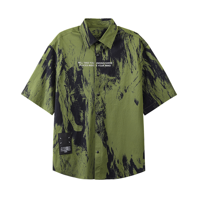 【新品上新】HX 春夏季翻领短袖衬衫/Z103420017101/02