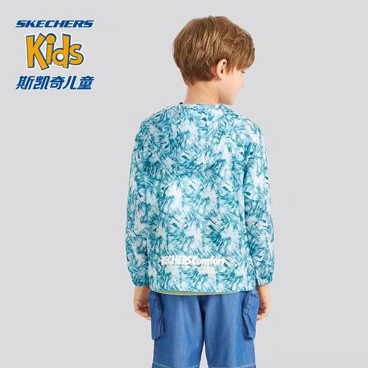 [斯凯奇儿童]B8F 男童针织户外透气运动外套 商品图2