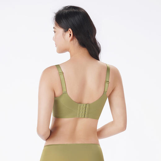 都市丽人调整型内衣舒软挺塑塑身文胸蕾丝AB:中厚C:薄塑身内衣3/4杯四排扣LJT4H2 商品图5