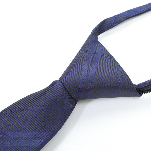 【礼盒款】罗蒙男士领带婚礼婚庆百搭斜纹简约方便6厘米拉链领带 商品图4