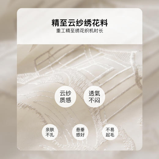 OLrain欧芮儿新中式短外套女夏季2024年新款重工刺绣国风雪纺衫 商品图2