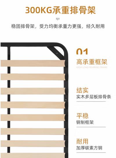 慕思（de RUCCI） 慕思皮床储物床高箱 简约皮艺床可气压杆收纳 双人床大床 储物款(月光白)+床垫-BCW1-057 商品图2