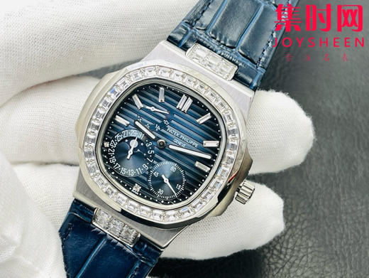 GR百达翡丽Patekphilippe运动系列鹦鹉螺5724霸道总裁 PP5724GR“钢王之王” 男士机械腕表 商品图2