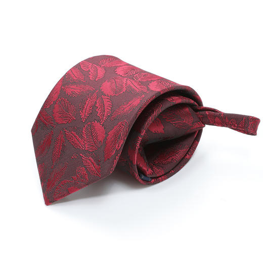 【礼盒款&精致花纹】罗蒙8厘米拉链领带时尚有型婚礼婚庆男士领带 商品图1