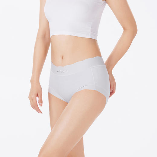 都市丽人内裤宽版包覆平角裤锦提花女士内裤LKT5R1 商品图2