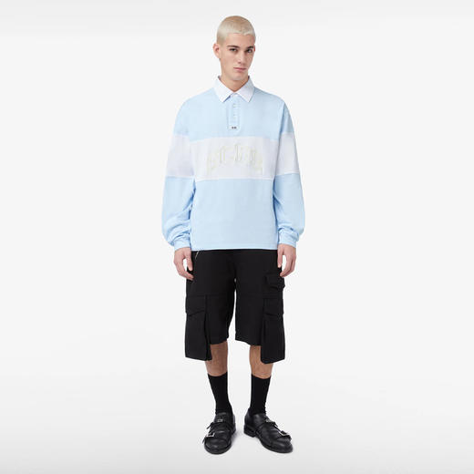 GCDS 男士字母徽标休闲长袖 POLO衫 混色 A1CM2510JA309 商品图3