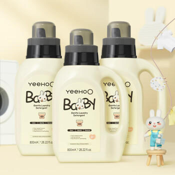 英氏婴儿洗衣液专用0-3岁儿童洗衣液婴儿大人可用酵素洗衣液套装4.8斤 商品图3