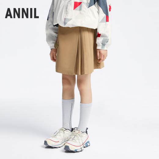 女童全腰梭织短裙夏季新款安奈儿童装EG423125 商品图1