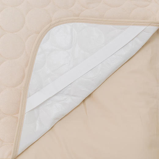 可水洗防水保护垫 淡米色 单人/双人/特大双人 商品图3