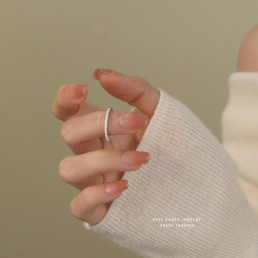 【现货】【予诗】S925银微镶锆石戒指【YXS-K1596】 商品图2