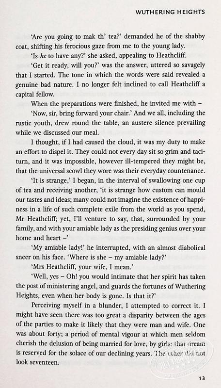 预售 【中商原版】呼啸山庄英文原版小说 Wuthering Heights Collins 英文原版书 世界经典名著 柯林斯经典文学书 商品图8