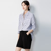 【含长绒棉&简约条纹】罗蒙女士长袖衬衫舒适微弹百搭商务时尚通勤 商品缩略图1