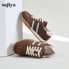 Safiya/索菲娅2024秋复古美拉德反绒百搭休闲系带德训鞋阿甘鞋 SF43112003 商品缩略图7