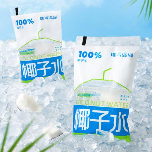 耶气满满纯椰子水 天然电解质新鲜椰青非浓缩0添加椰汁 健康好喝解渴夏日必囤饮料 180ml*10袋 商品图0
