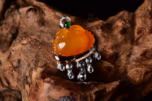 【八方来财】黄翡坠   GZ12403081 商品图6