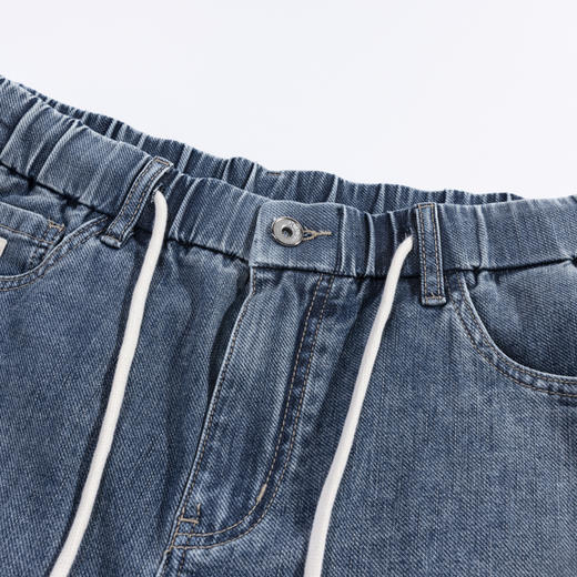 【断码清仓】HX 夏季水洗牛仔五分裤S207422153101短裤 商品图2