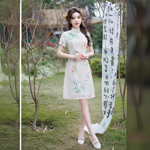 2024年新款短款旗袍TMY7704 商品图1