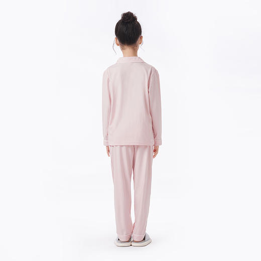 都市丽人眯雅佳睡衣亲情蜜语长袖单面无尘棉薄童装棉质长袖套装JHT9C6 商品图3