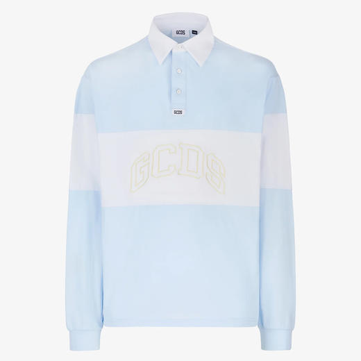 GCDS 男士字母徽标休闲长袖 POLO衫 混色 A1CM2510JA309 商品图0