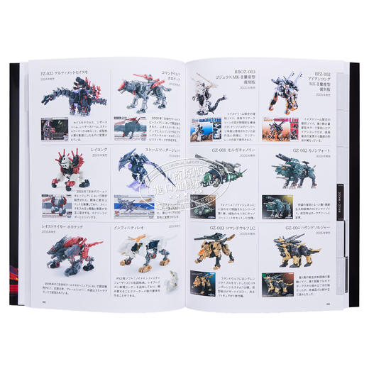 【中商原版】多美卡ZOIDS索斯机械兽四十周年纪念大图鉴 日文艺术原版 40周年記念 ゾイド大図鑑 ホビージャパン編集部 商品图5