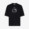 GCDS 男士 hellokitty 联名徽标印花棉质圆领短袖T恤 黑色 A1CM2313JA399 商品缩略图0