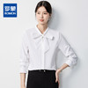 【系带领结】罗蒙女士长袖衬衫气质优雅商务通勤时尚百搭衬衣女 商品缩略图0