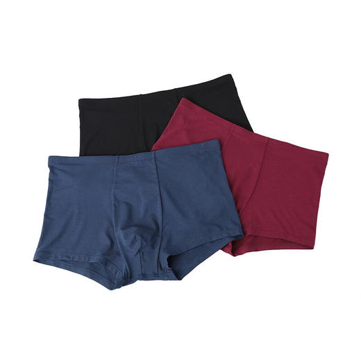 【3F】IVU【三条装】男士莫代尔内裤中腰平角裤 混色MX2 M 商品图2