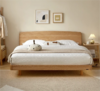 全友家居(QUANU) 纯实木床原木风小户型单人床1.5x2米现代简约次卧床DW8029 商品缩略图0