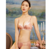 落日梦曲 文胸 100%桑蚕丝杯里小胸聚拢性感厚有钢圈上托蕾丝大码显小内衣薄款 商品缩略图0