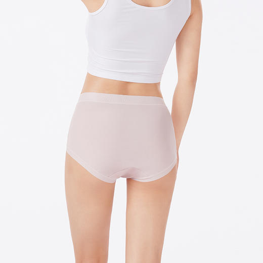 都市丽人内裤宽版包覆平角裤舒绒棉女士内裤LKT4B4 商品图3