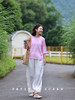 PETIT SCHAN小闪 CLO#530 this summer is a little long 这个夏天有点长 汉麻棉针织多色七分袖基础短袖T恤 商品缩略图2