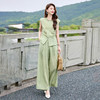 冷淡系显瘦套装，气质阔腿裤两件套无袖上衣HR-SNX2996 商品缩略图0