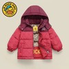 小黄鸭黑金棉服新款秋冬儿童外套男女童潮中大童 商品缩略图6