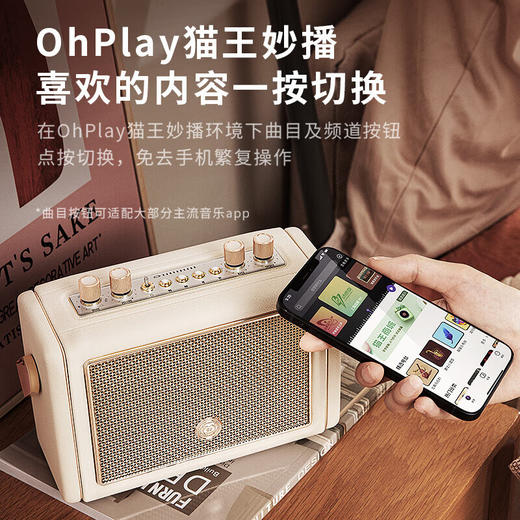 猫王音响猫王音响Mate3/mate4蓝牙音箱麦克风低音炮家用家用手提小音响mate4大音量便携式户外高音质k歌 商品图7