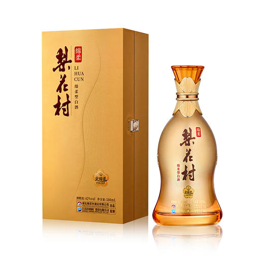 梨花村 绵柔系列白酒 金绵柔 42度500ml/瓶 商品图0