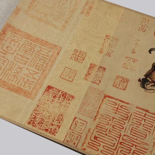 故宫《五牛图》丝绸画卷 商品图12