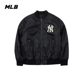 MLB男女情侣老花NY满印加厚棒球服夹克外套3AJP25016