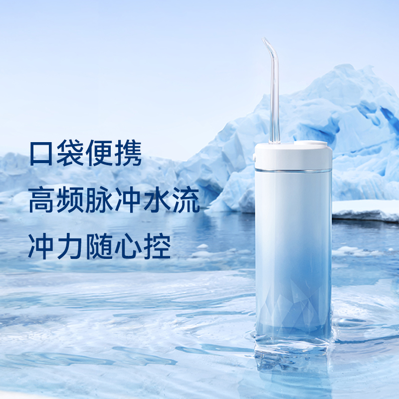 力博得电动牙刷+冲牙器口腔护理冰山套装 【下单送漱口水1盒+牙线棒2盒】