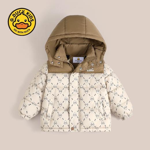 小黄鸭黑金棉服新款秋冬儿童外套男女童潮中大童 商品图7