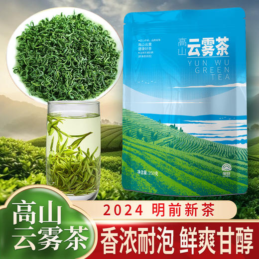 【宜昌助农馆】春茶 高山云雾绿茶250g/袋 商品图0