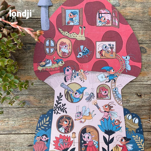  londji  甜蜜的梦 拼图 2阶 适合年龄3岁+ 西班牙玩具 PZ598U 商品图6