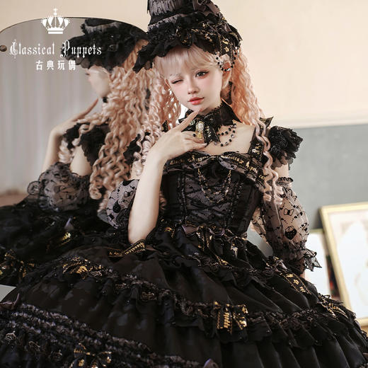 【公告说明】成人/童装 安东尼蛋糕日常OP 18周年白金/粉金/黑金 古典玩偶 Lolita 商品图7