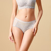 都市丽人内裤宽版包覆平角裤蕾丝+泳布女士内裤YPT4S3 商品缩略图1
